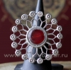 Афганское племенное кольцо с солярной символикой "Ангуштар" (Angushtar)