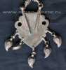 Афганское племенное колье-амулет, украшения Кучи (Kuchi Jewellery)