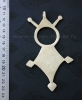 Массивный туарегский амулет по мотивам знаменитых крестов Agades cross