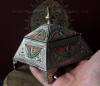 Марокканская шкатулка с горячей эмалью. Марокко, Анти-Атлас (Тизнит-Тарудант), с