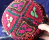 Традиционная афганская хазарейская тюбетейка "Кулох".  Афганистан, народность Ха