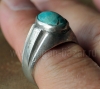 Египетский винтажный перстень с синайской бирюзой