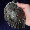 Афганская подвеска-амулет "Kubbe" (фарси) или "Gogrey" (пушт.). Племенные украше
