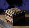 Деревянная шкатулка с инкрустацией "Хатам". Иран, Исфахан, современная работа