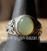 Винтажный иранский перстень с халцедоном. Иран, 20-й век
