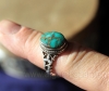 Винтажный иранский мужской перстень с бирюзой