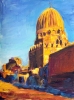 Александр Емельянов. Каир, мамлюкский мавзолей (Город мертвых). Холст, масло