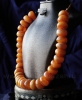 Связка-колье из бакелитовых бусин под янтарь. Непал, современная работа