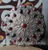 Подвеска в виде туркменского украшения "Гульяка" - Turkmen Jewelry Pendant - wom