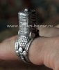 Йеменский серебряный перстень "Yemeni Tower Ring"
