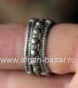 Йеменский серебряный перстень "Yemeni Tower Ring"
